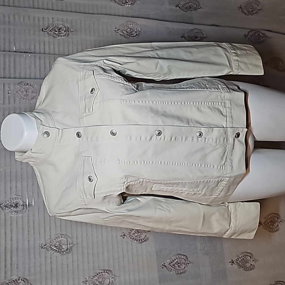 GAP Vintage Beige Jacket Woman's Size XL - Picture 2 of 12